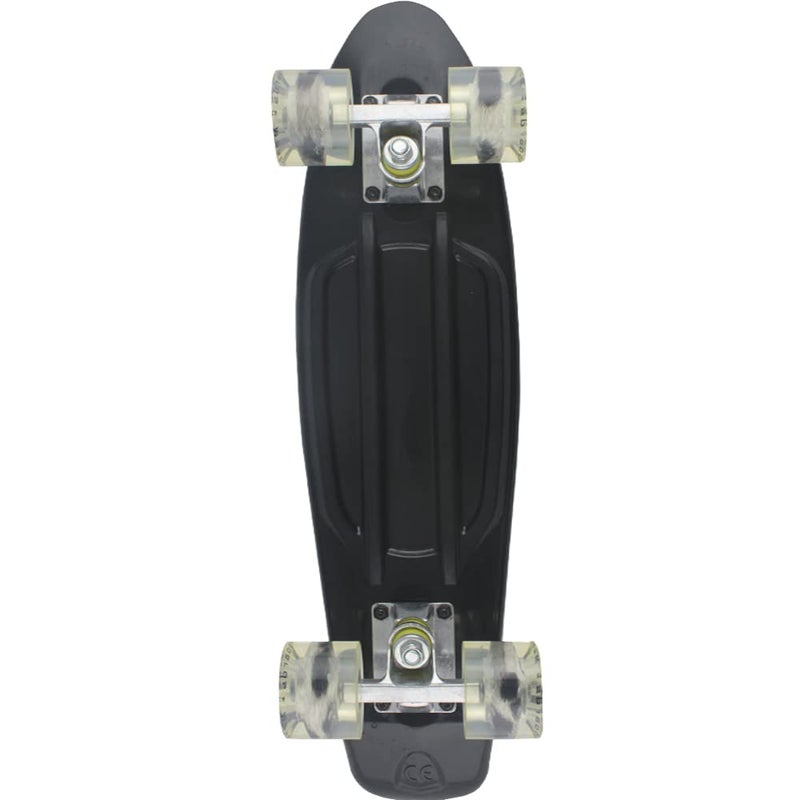 Meketec Skateboards Black Complete Mini 22 inch Skateboard for Grandson Kids Girl Youth Beginner Children Teenagers Adults Birthday Gift (Black) - Image 3
